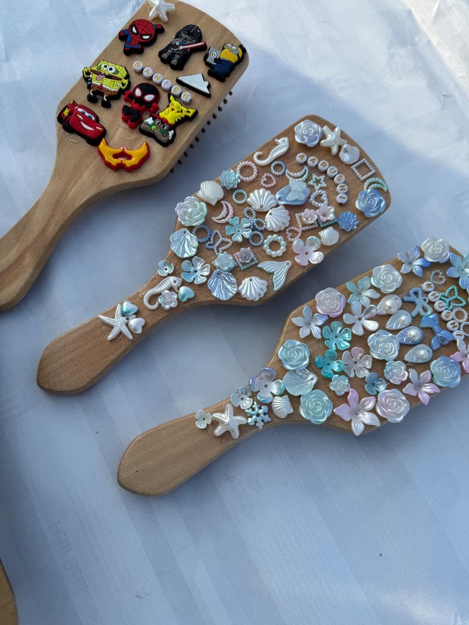 Decorated Hair Brushes
