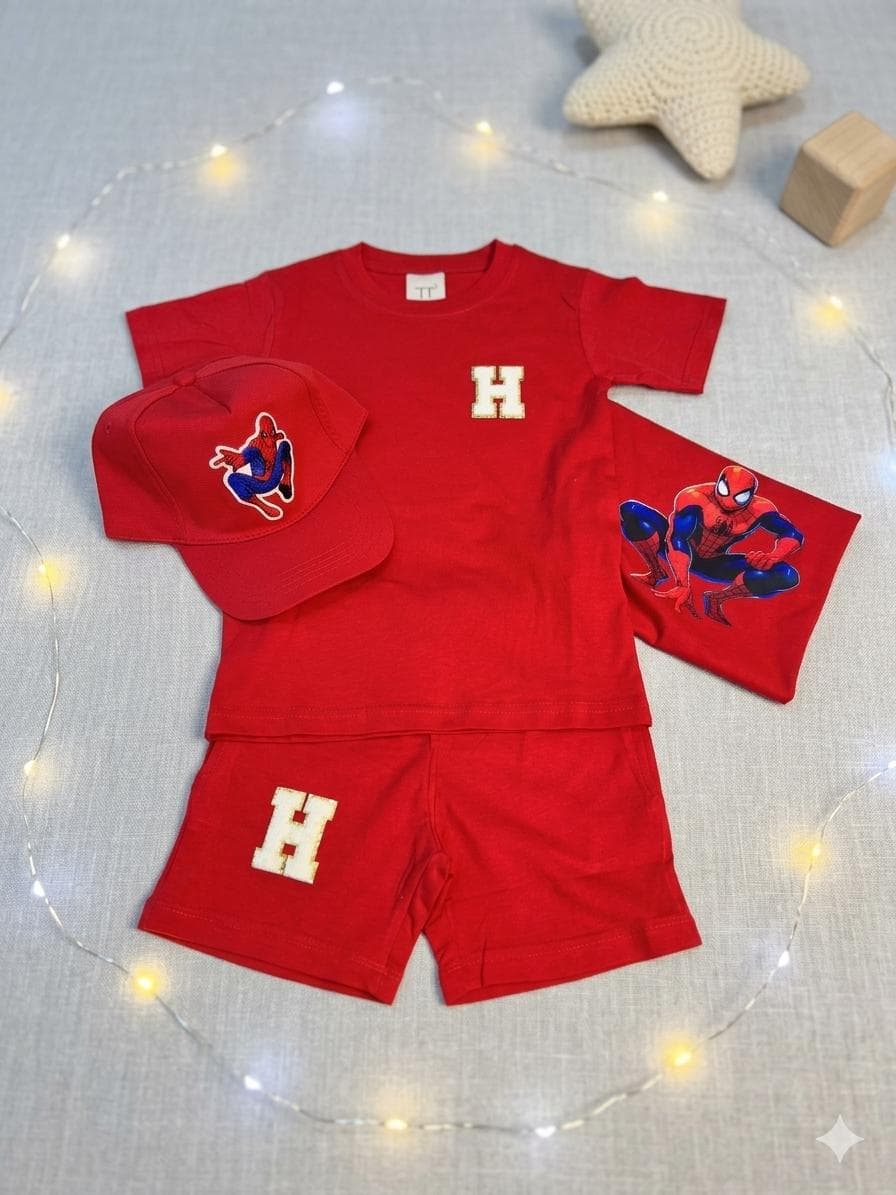 Spiderman Co-ord Set with Cap